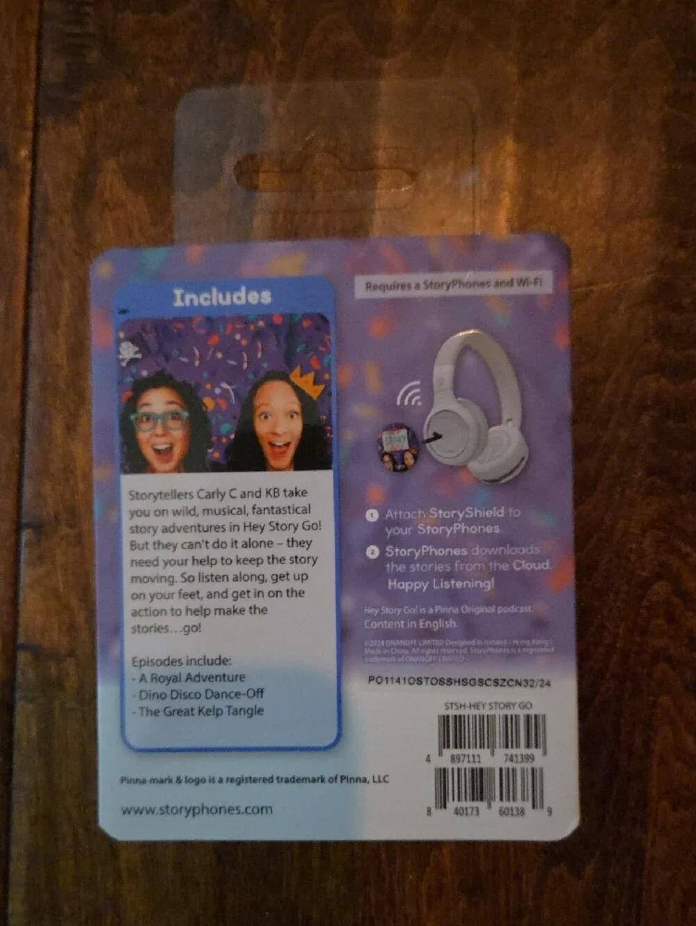 StoryShield Hey Story Go! StoryPhone - Purple